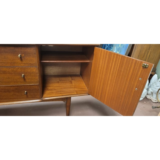 Mid Century Modern Sideboard Signed Beautiful Wood For Sale - Image 13 of 17