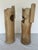 Vintage Pair of Wabi-Sabi Organic Studio Pottery Vessels For Sale - Image 4 of 12