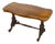 Victorian Walnut Stretcher Table, 1880s For Sale