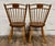 Antique Country Primitive Colonial Birdcage Windsor Handmade Dining Side Chairs For Sale - Image 10 of 11