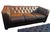 Chesterfield Square Arm Leather Sofa, a Stunning Blend of MCM Design and Classic Craftsmanship. For Sale - Image 4 of 9