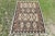 1980s Hand Knotted Oushak Kilim Striped Diamond Line Design Turkish Kilim Rug For Sale - Image 9 of 9