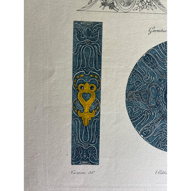 This beautiful etching depicts the ornamental elements of Francis I's armor (King of France from 1515-1547). The title...