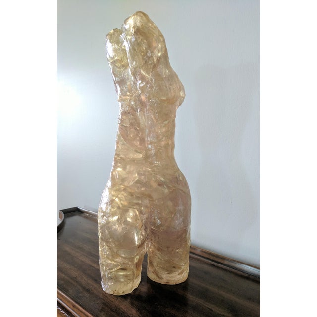 Custom Resin Female Bust Torso Sculpture Chairish