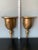 Mid 20th Century Large Solid Antique Brass Wall Brackets With Swags, A Pair For Sale - Image 4 of 6