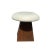 1990s Modern Mid Century Style Stools With Upholstered Seat - A Pair For Sale - Image 5 of 5