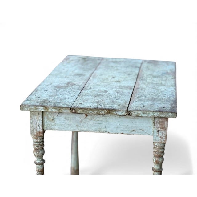 Early 19th Century Antique French Farmhouse Side Table For Sale - Image 5 of 9