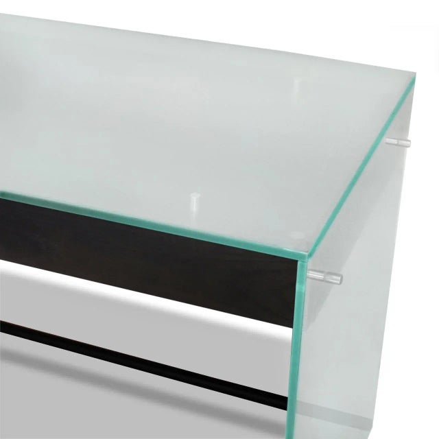 Contemporary Roche Bobois Attributed Indo Desk Designed René Bouchara For Sale - Image 3 of 12