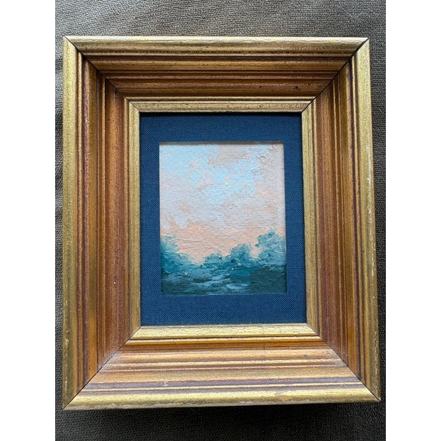 2020s Contemporary Wellon Bridgers Abstract Landscape Mini, Framed For Sale - Image 5 of 9