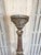 Antique Silver-Plated Copper Candlestick with Embossed Decoration, 1890s For Sale - Image 4 of 7