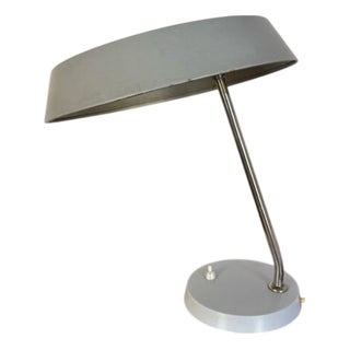 Vintage German Metal Table Lamp, 1960s For Sale