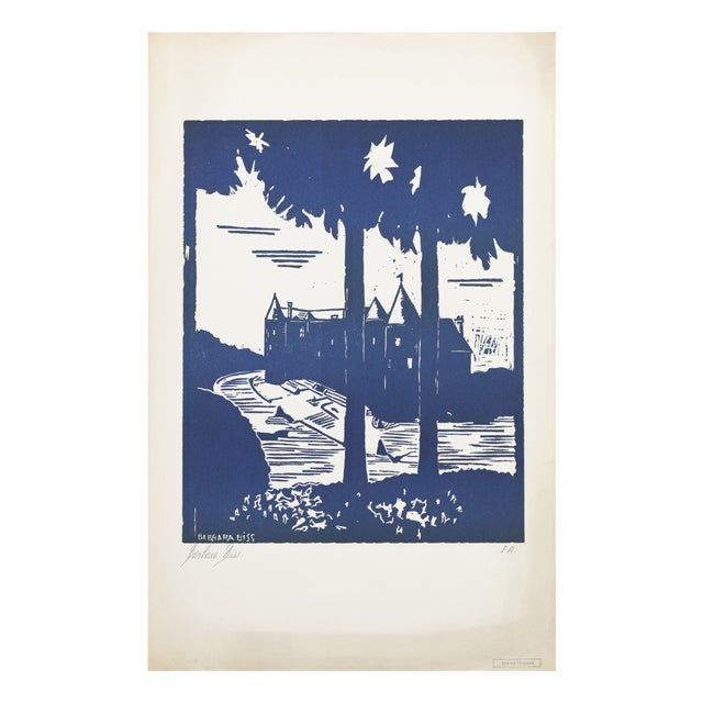 Barbara Eiss, Landscape Composition, 20th Century, Screenprint For Sale