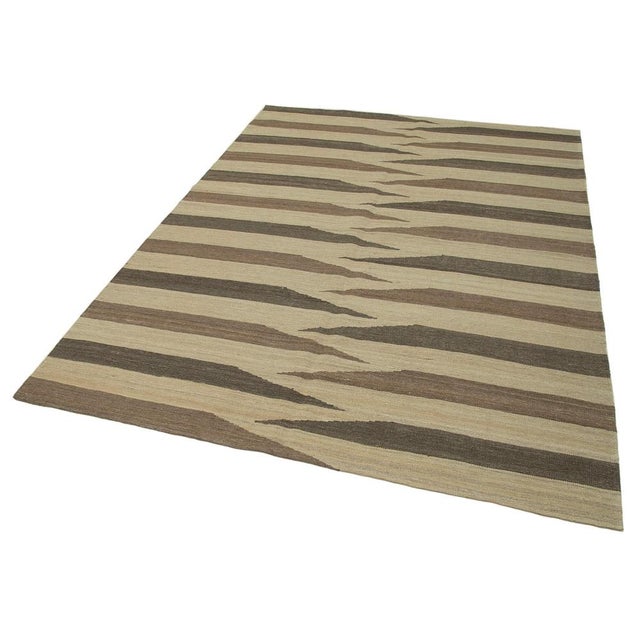 Flat Weave Kilim Rug For Sale - Image 3 of 7