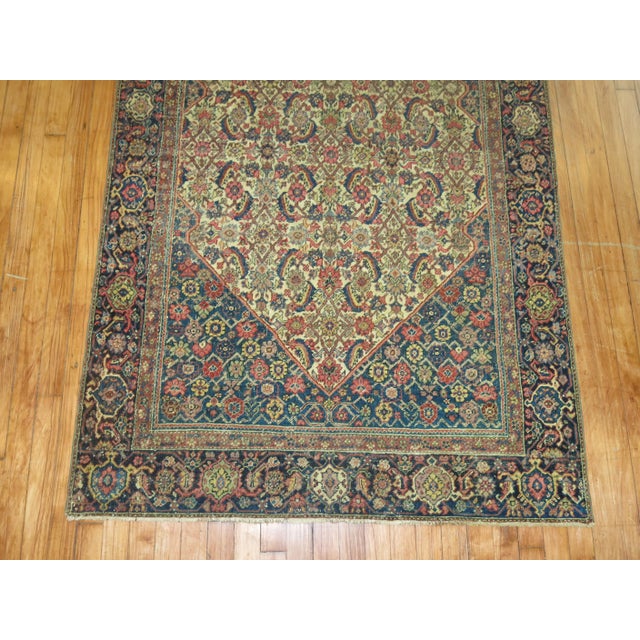 Antique Farahan - 3'11" x 6' For Sale - Image 4 of 6