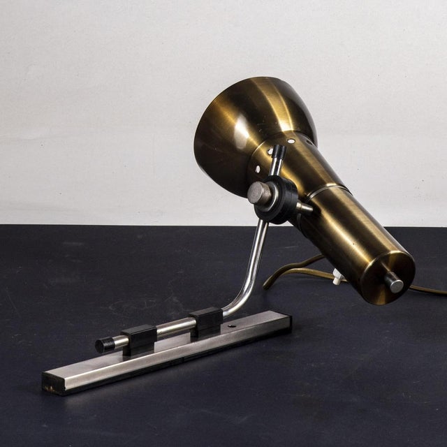 Metal Vintage Metal Wall Light, 1970s For Sale - Image 7 of 9