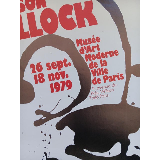 Original Exhibition Poster after Jackson Pollock, Paris, 1979 For Sale - Image 4 of 8