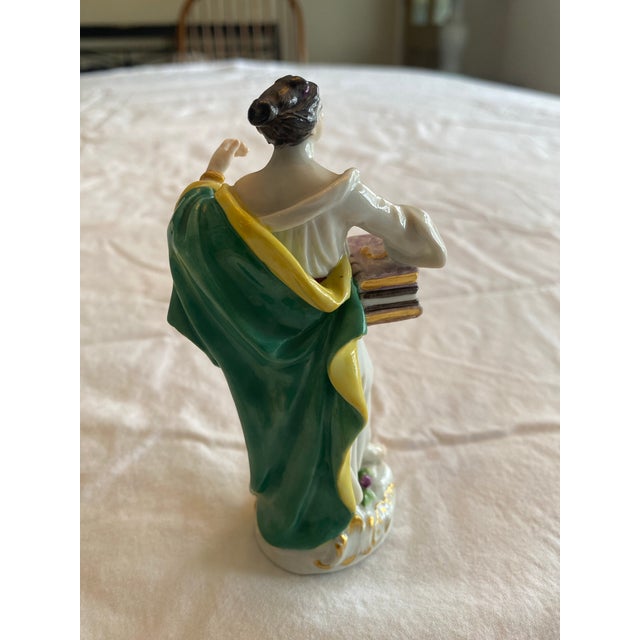 Ceramic Antique Porcelain Meissen Figurine For Sale - Image 7 of 7