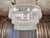 Glass Contemporary Oval Transparent “Tronchi” Murano Glass Chandelier in Venini Style. For Sale - Image 7 of 9
