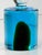 A 1970s Murano glass Sommerso paperweight designed by Antonio da Ros for Cenedese, featuring a sculptural cylindrical form...