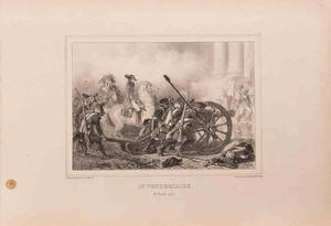 Auguste Raffet, 13 Vendémiaire, St Roch 1795, Lithograph, 1830s