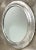Late 20th Century Late 20th Century French Modern Silver-Leaf Round Mirror, 58" Diameter For Sale - Image 5 of 9