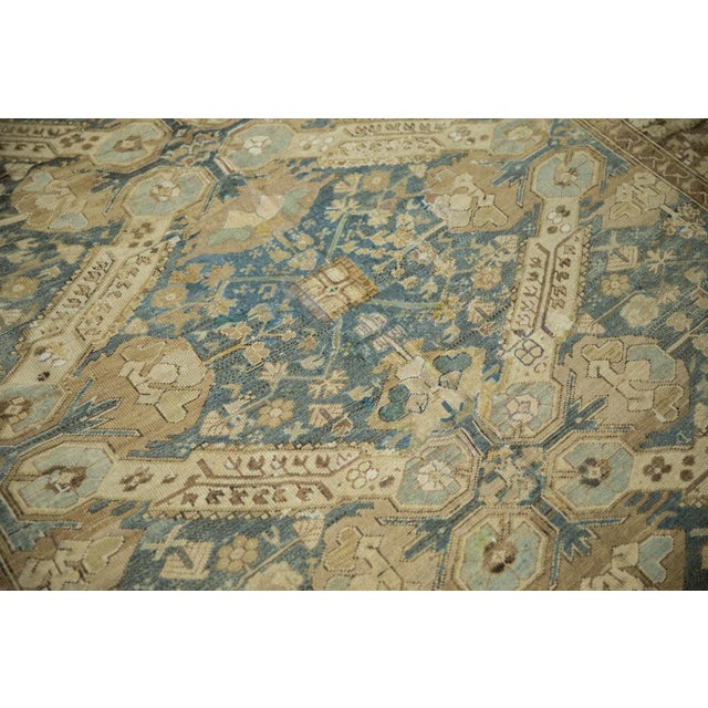 1930s Vintage Distressed Kurdish Carpet - 7'3" X 12'10" For Sale - Image 5 of 12
