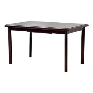 Mid-Century Dining Table in Dark Wood, 1960s For Sale