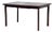 Mid-Century Dining Table in Dark Wood, 1960s For Sale