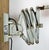Industrial Green Scissor Wall Lamp from Elektroinstala, 1960s For Sale - Image 13 of 18
