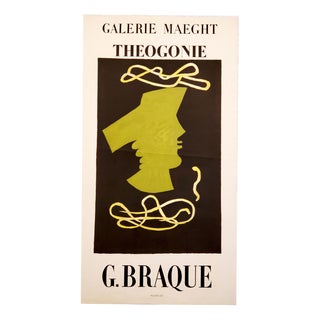 Georges Braque, Theogony, Lithographic Poster, 1954 For Sale