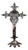 Filigree Silver Table Cross with Reliefs For Sale