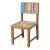Reclaimed Teak Painted Chair For Sale