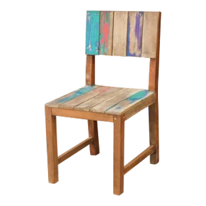 Reclaimed Teak Painted Chair