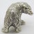 Metal Vintage Italian Handmade Genuine Silver Large Brown Bear Cub Figurine Miniature, Made in Novara (Italy) For Sale - Image 7 of 14