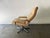 Tan Mid-Century Scandinavian Leather Reclining Lounge Chair with Chrome Frame, 1970s For Sale - Image 8 of 10