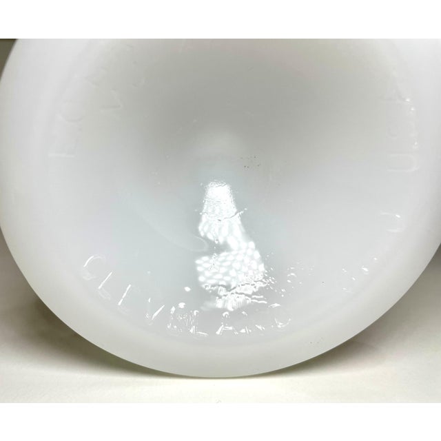 Mid 20th Century Vintage e.o. Brody Co. Milk Glass Vase For Sale - Image 5 of 6