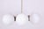 Mid-Century Chandelier in Chrome and Glass by Kamenický Šenov, Czech, 1960s For Sale - Image 4 of 10