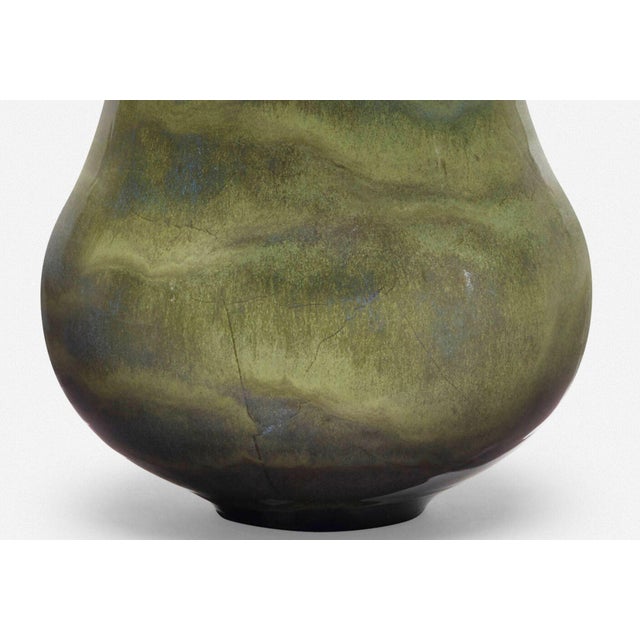 Gertrud and Otto Natzler Rare Mariposa Glaze Vase Form, 1963 For Sale In Chicago - Image 6 of 8