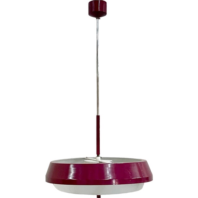 Mid-Century Pendant Lamp No 21331 from Drupol, 1960s For Sale