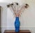 Vintage Bitossi Blue vase Flavia Montelupo Blue from Rimini, Italy. Vintage, mid century blue glazed ceramic with hand...