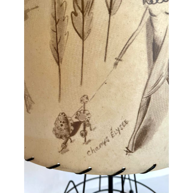 1998 Miss Anne Thrope "Gay Paree" for Archaic Smile Table Lamp For Sale - Image 10 of 13