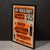ABOUT A large cardboard window card advertising a "Night Beach Party" at historic Carr's Beach in Annapolis, MD on...