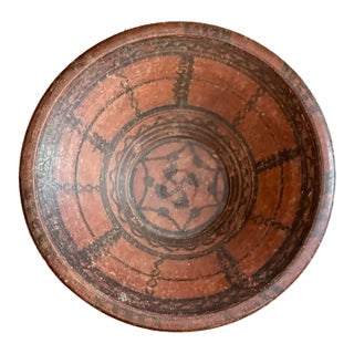 19th Century Ancient Swat Valley Yousafzai Tribal Terracotta Bowl For Sale