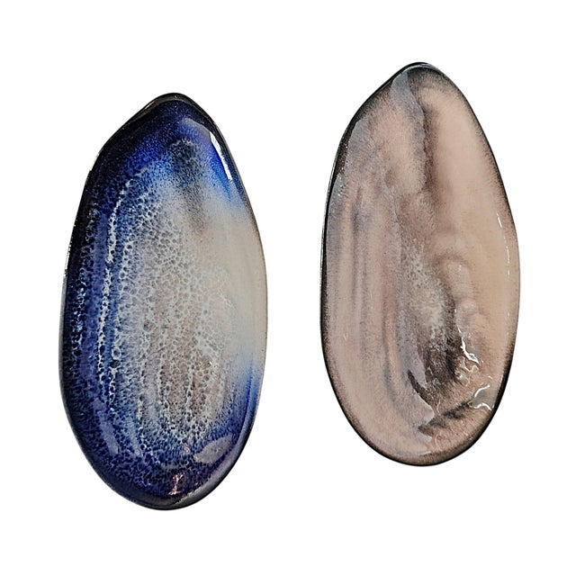 Ceramic Trinket Trays by Pol Chambost, 1950s, Set of 2 For Sale - Image 6 of 7