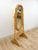 Mid 20th Century Vintage Coastal Hexagon Wicker Floor Mirror, Rattan Standing Full Length Mirror For Sale - Image 5 of 9