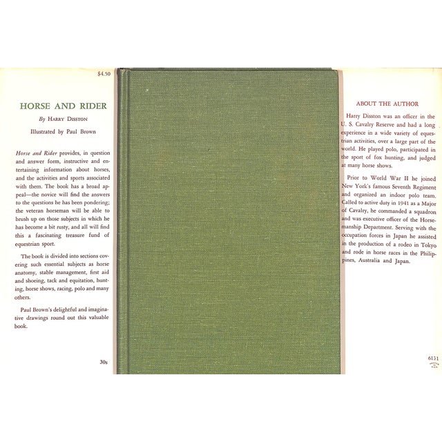 Traditional "Horse and RIder: 1000 Questions and Answers for the Equestrian" 1964 Disston, Harry For Sale - Image 3 of 8