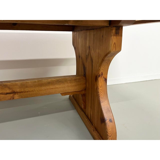 Savoyard Monastery Dining Table in Pine, 1970 For Sale - Image 10 of 18
