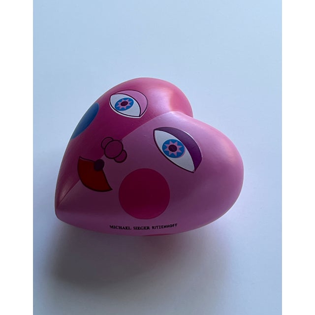 Heart Figurine My Love Heart Ritzenhoff Artist Michael Seiger. A beautiful contemporary piece to add a pop of color or...