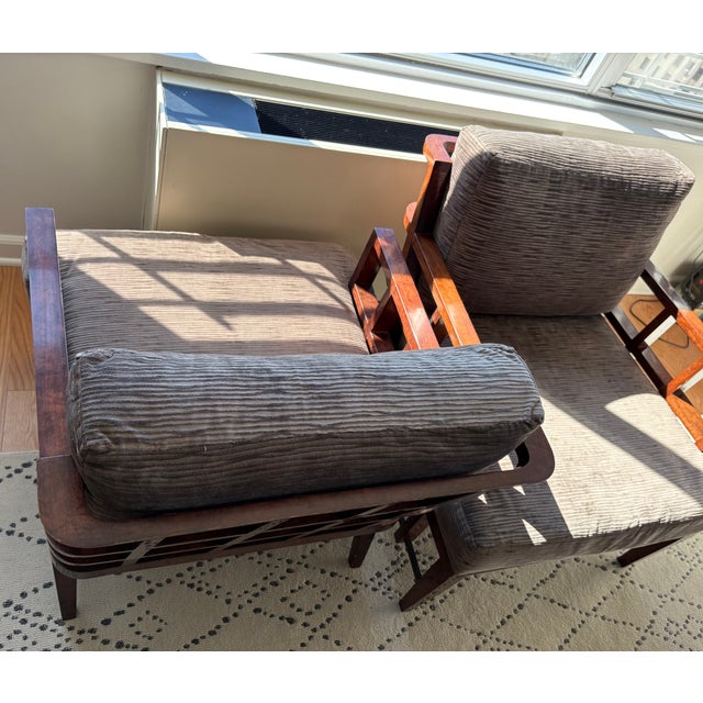 Dessin Fournir Therien Studio Workshop Lattice Chair (Two) For Sale In New York - Image 6 of 18