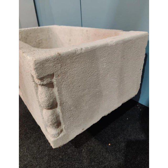 Beige Large Stone Sink, 20th Century For Sale - Image 8 of 10